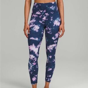 Lululemon Align High-Rise Pant 25" Circulate Tie Dye Mineral Blue Multi